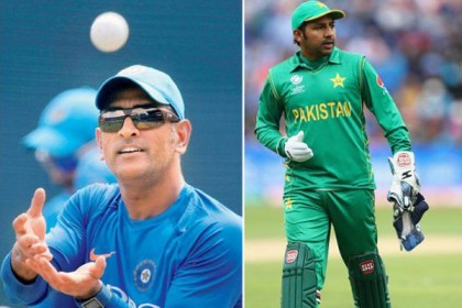 ধোনিকে 'নকল' করলেন সরফরাজ?