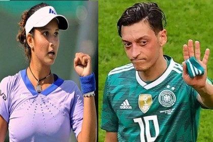 বর্ণবিদ্বেষ বিতর্কে ওজিলের পাশে সানিয়া মির্জা 