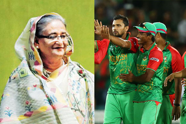 মাশরাফিদের প্রধানমন্ত্রীর অভিনন্দন