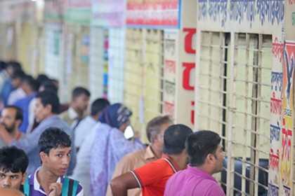 বাসের অগ্রিম টিকিট বিক্রি ৫ আগস্ট থেকে