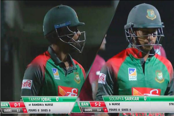 'গোল্ডেন ডাক' মেরে যে রেকর্ডের সঙ্গী তামিম-সৌম্য 