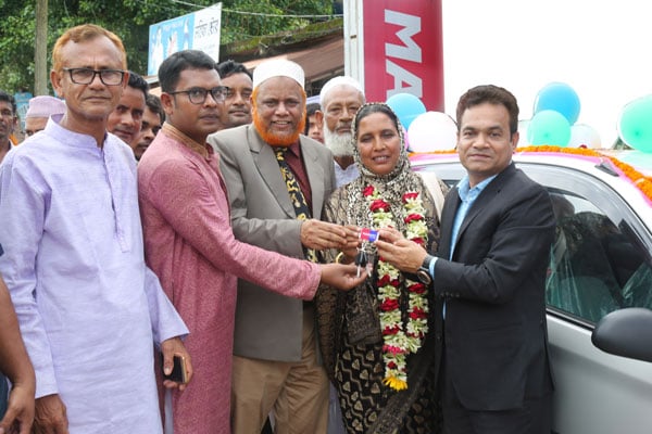 মার্সেল ফ্রিজ কিনে গাড়ি পেলেন মেহেরপুরের গৃহবধূ