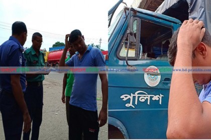 শিক্ষার্থীদের পোশাক পড়ে পুলিশের ওপর হামলা
