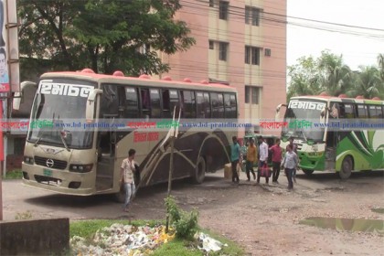 নোয়াখালী থেকে দূরপাল্লার বাস চলাচল শুরু