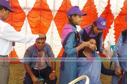 নাটোরে স্কাউট সমাবেশে অসুস্থ হয়ে ৪ শিক্ষক-শিক্ষার্থী হাসপাতালে 