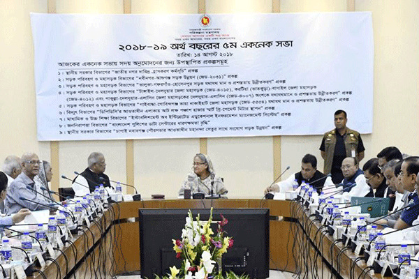 ৩০৮৮ কোটি টাকা ব্যয়ে একনেকে ৯ প্রকল্প অনুমোদন