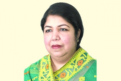 বঙ্গবন্ধুর প্রতিকৃতিতে স্পিকারের শ্রদ্ধা