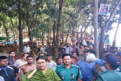 চা বাগানে পশুর হাট, উচ্ছেদ করলো প্রশাসন