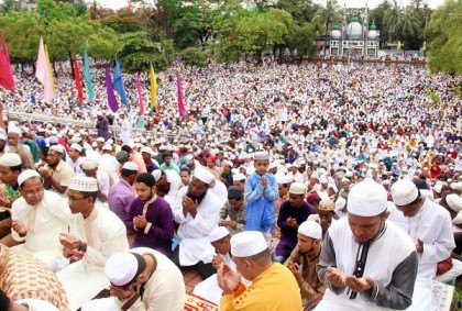 সিলেটে ঈদ জামাতে তিন স্তরের নিরাপত্তা