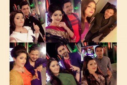 ৬ নায়ককে নিয়ে ছোট পর্দায় পরীমণি