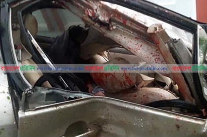 গোপালগঞ্জে বাস-প্রাইভেটকার মুখোমুখি সংঘর্ষে নিহত ২