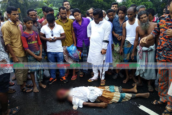 ফুলপুরে সড়ক দুর্ঘটনায় বৃদ্ধ নিহত 