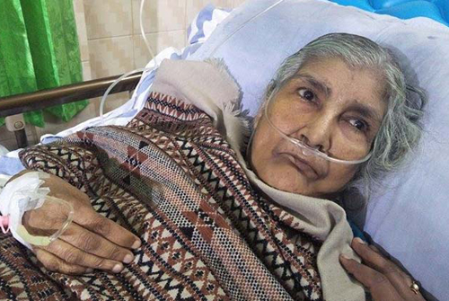 জীবন মৃত্যুর সন্ধিক্ষণে রমা চৌধুরী