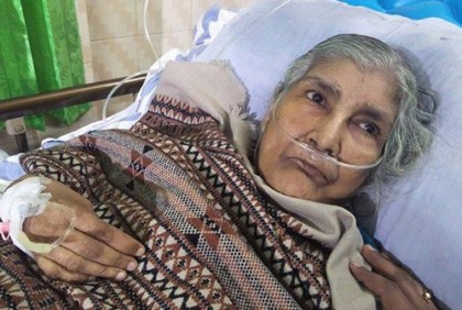 জীবন মৃত্যুর সন্ধিক্ষণে রমা চৌধুরী