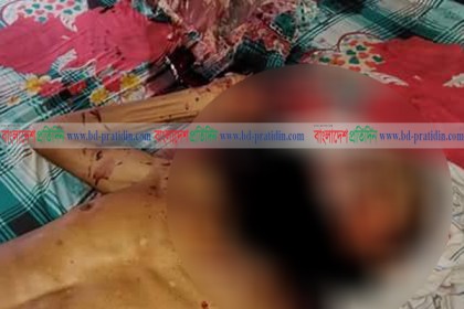 নাটোরে বৃদ্ধকে গলা কেটে হত্যা, ছেলে আটক

