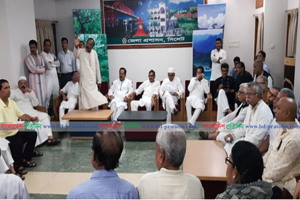 সিলেটের উপজেলা কমিটির হিসাব নিলেন ওবায়দুল কাদের