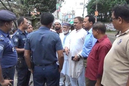 ময়মনসিংহে পুলিশি বাধায় বিএনপির কর্মসূচি পণ্ড