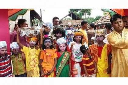 কলারোয়ায় যথাযোগ্য মর্যাদায় জন্মাষ্টমী পালিত
