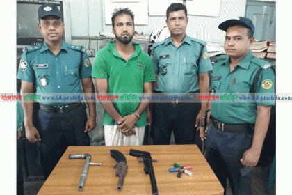 চট্টগ্রামে অস্ত্রসহ যুবক আটক