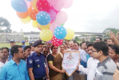 ফরিদপুরে বঙ্গবন্ধু গোল্ডকাপ অনুর্ধ্ব-১৭ টুর্নামেন্ট শুরু