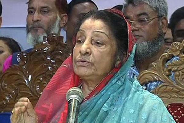 যৌথসভায় রণসঙ্গীত গাইলেন রওশন এরশাদ!