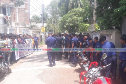 বাগেরহাটে বিএনপির সমাবেশে পুলিশের বাধা, আটক ৫