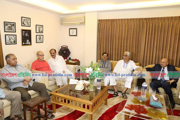 আ স ম রবের বাসায় বৈঠকে যুক্তফ্রন্ট নেতারা