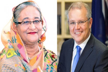 সন্তোষ প্রকাশ করে শেখ হাসিনাকে অস্ট্রেলিয়ার প্রধানমন্ত্রীর চিঠি 