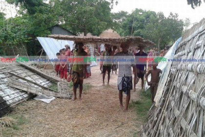 চাঁপাইনবাবগঞ্জে নদী ভাঙনে হুমকির মুখে সাড়ে ৩’শ কোটি টাকার বাঁধ
