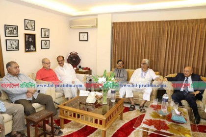 আ স ম রবের বাসায় বৈঠকে যুক্তফ্রন্ট নেতারা