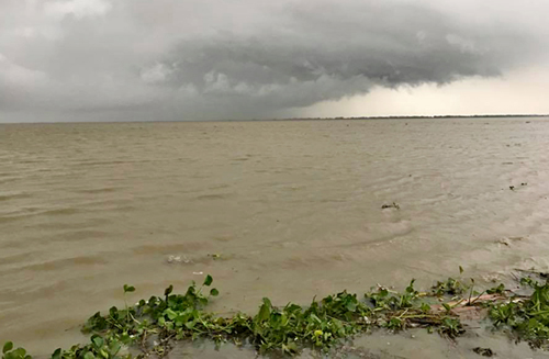 বগুড়ায় যমুনার পানি বিপদসীমার উপরে