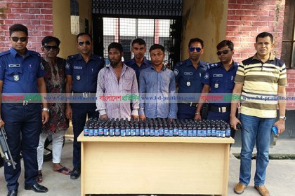 বাগেরহাটে ১৯৮ বোতল ফেনসিডিলসহ আটক ২