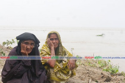 রহিমার শেষ সম্বলটাও কেড়ে নিল পদ্মা