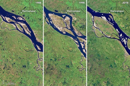 ৫১ বছরে পদ্মায় ৬৬ হাজার হেক্টর জমি বিলীন