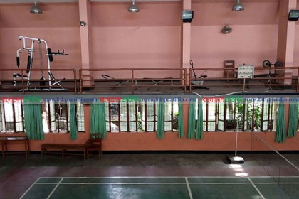 হাবিপ্রবির জিমনেসিয়ামের বেহাল দশা