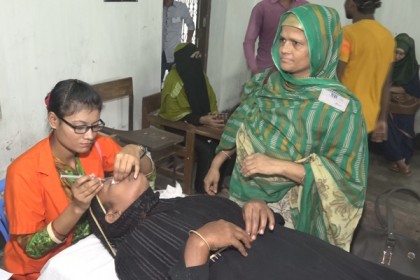 বরিশালে সহস্রাধিক মানুষকে বিনামূল্যে চিকিৎসা সেবা প্রদান