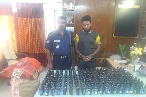 দিনাজপুরে ফেন্সিডিলসহ যুবক আটক 

