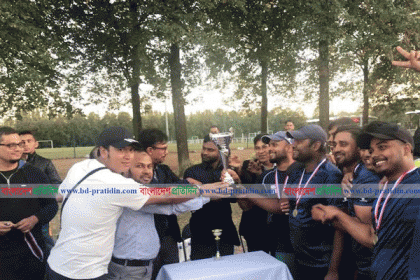 প্যারিসে বাংলা অটো ইকোল ক্রিকেট টুর্নামেন্টে চ্যাম্পিয়ন ববিনি কিংস