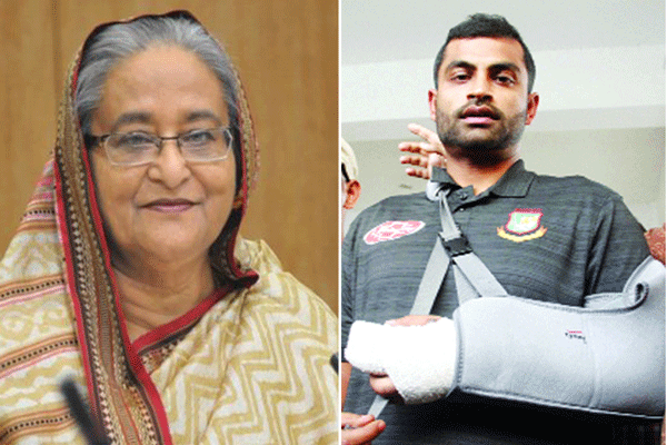 তামিমের খোঁজ নিলেন প্রধানমন্ত্রী