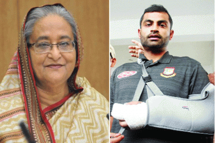 তামিমের খোঁজ নিলেন প্রধানমন্ত্রী
