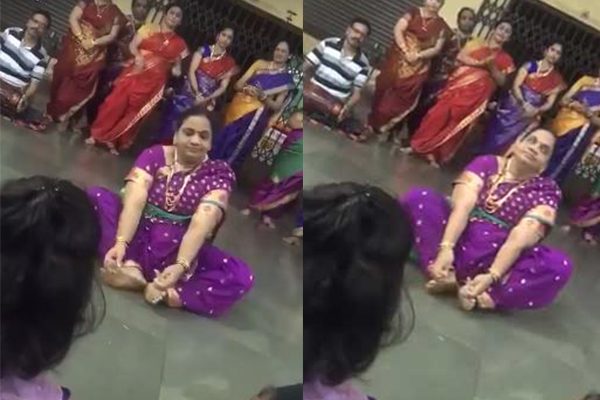 এবার ভাইরাল ‘ডান্সিং আন্টি’, (ভিডিও)