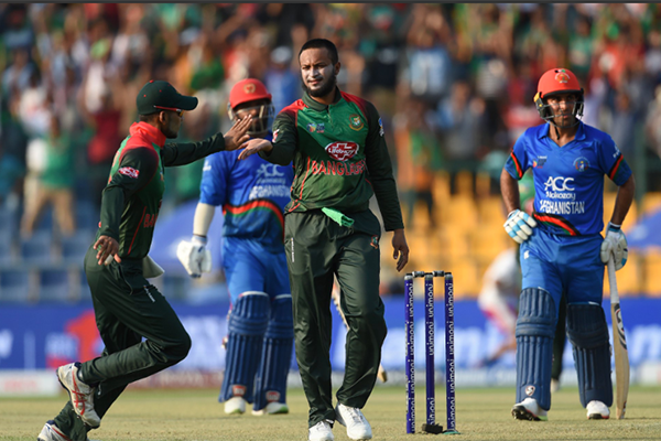 সাকিবের ঘূর্ণিতে দিশেহারা আফগানিস্তান