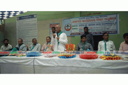 রায়পুরে নবাগত স্কাউটদের দীক্ষাগ্রহণ অনুষ্ঠিত