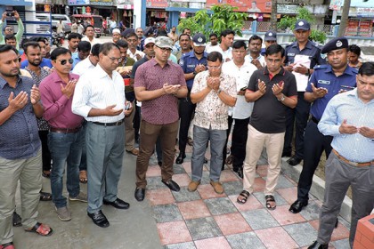 মাগুরা সদর থানার সংযোগ সড়ক উদ্বোধন