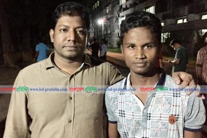 রাবি শিক্ষার্থীর পাশে দাঁড়ালেন ছাত্রলীগ সভাপতি
