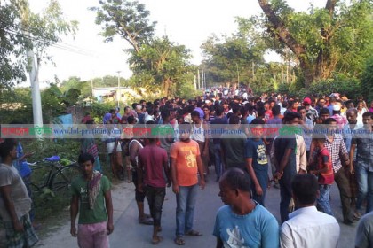 দিনাজপুরে বাসচাপায় মোটরসাইকেল আরোহী নিহত, মহাসড়ক অবরোধ
