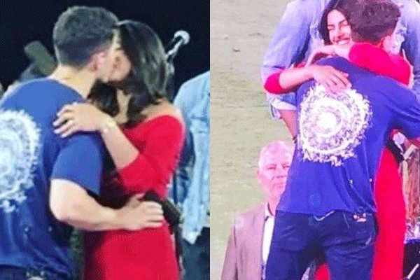 নিককে প্রকাশ্যে চুমু প্রিয়াঙ্কার, ভিডিও ভাইরাল