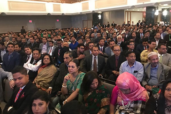 ‘নো মোর সিদ্দিক’ স্লোগানে উত্তাল শেখ হাসিনার সংবর্ধনাস্থল