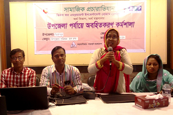 মির্জাপুরে দক্ষ জনশক্তি সৃষ্টি ও কর্মসংস্থানের ব্যবস্থাকরণ কর্মশালা