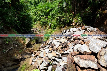 লামায় নির্বিচারে চলছে পাথর উত্তোলন, প্রশাসন নিশ্চুপ 